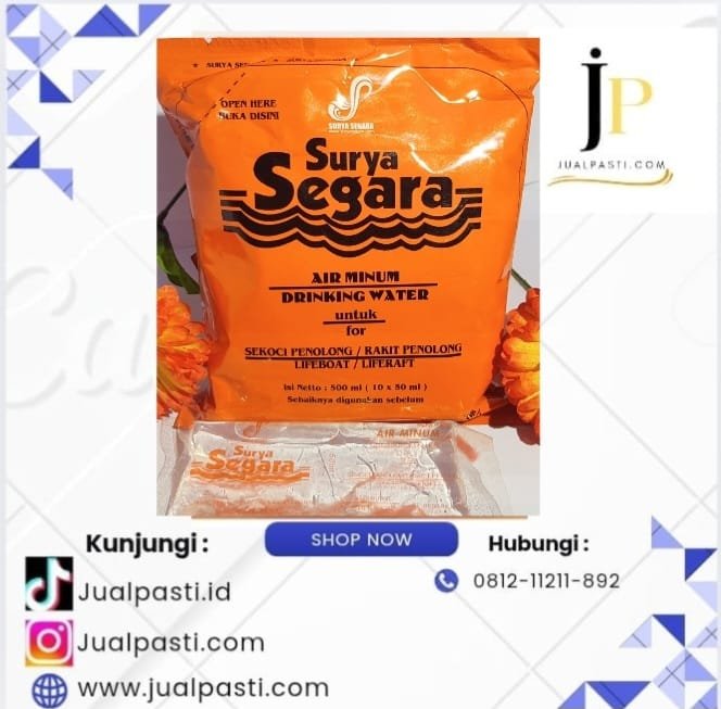 Air Minum Darurat Segara Water untuk Kesiapan Tas Siaga Bencana