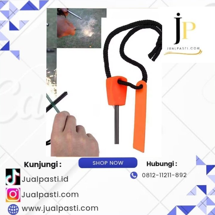 Korek Api Magnesium Flint Stone Fire Starter - Gambar 2