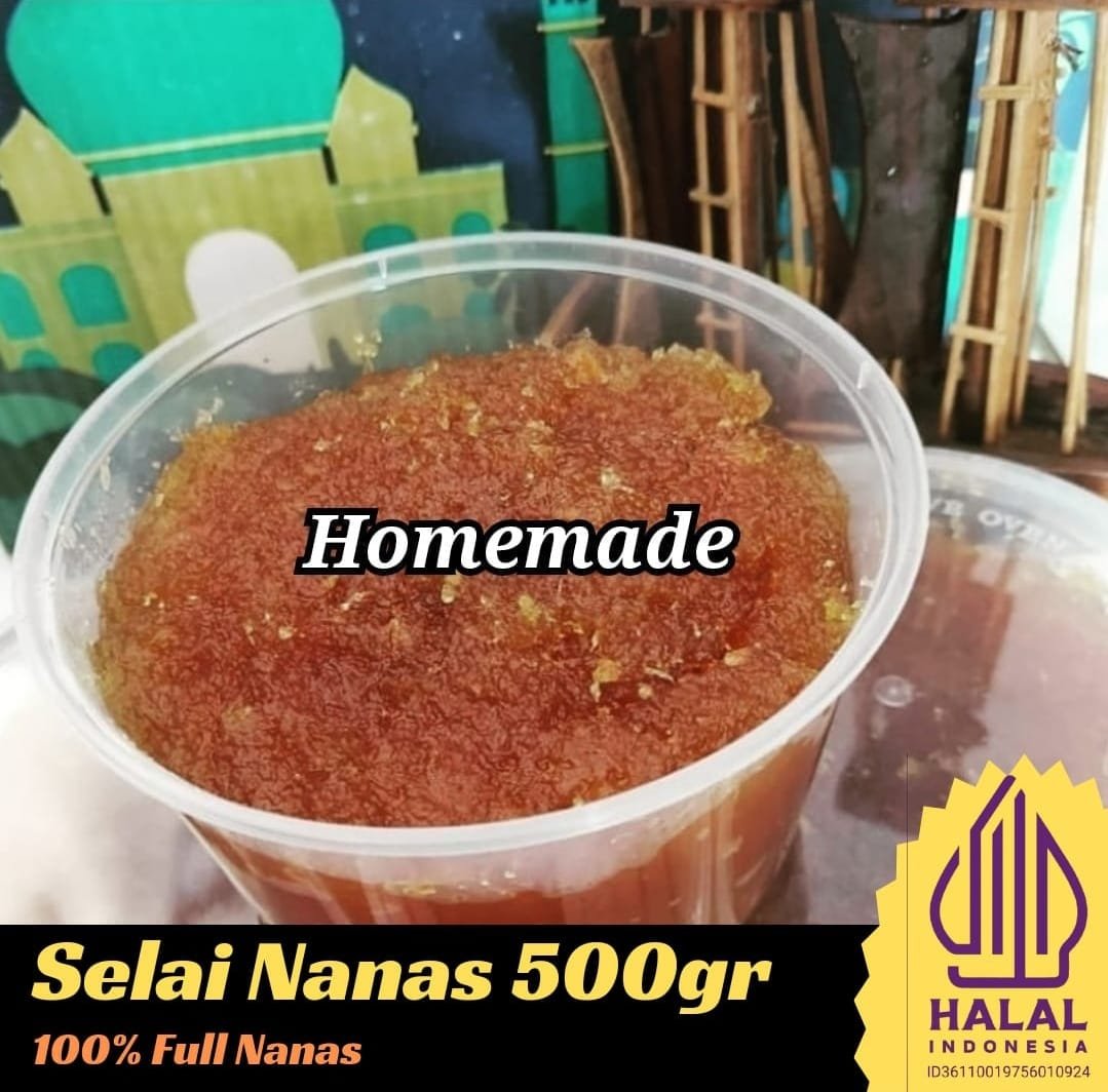 Selai Nanas Palembang Premium Terbaik Homemade untuk Nastar dan Roti